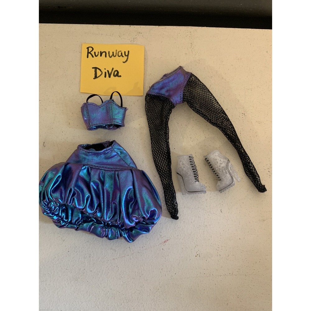 Lol Surprise OMG Queens Doll Runway Diva Replacement Top Skirt Tights Shoes